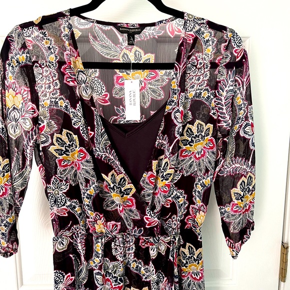 NWT ❌$10❌Banana Republic Printed Dress - Picture 3 of 6